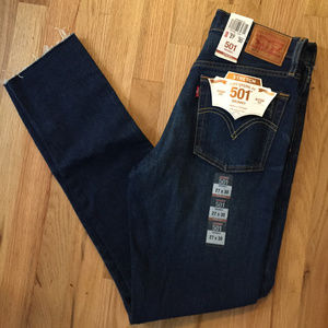 New Levi's 501 skinny stretch jeans